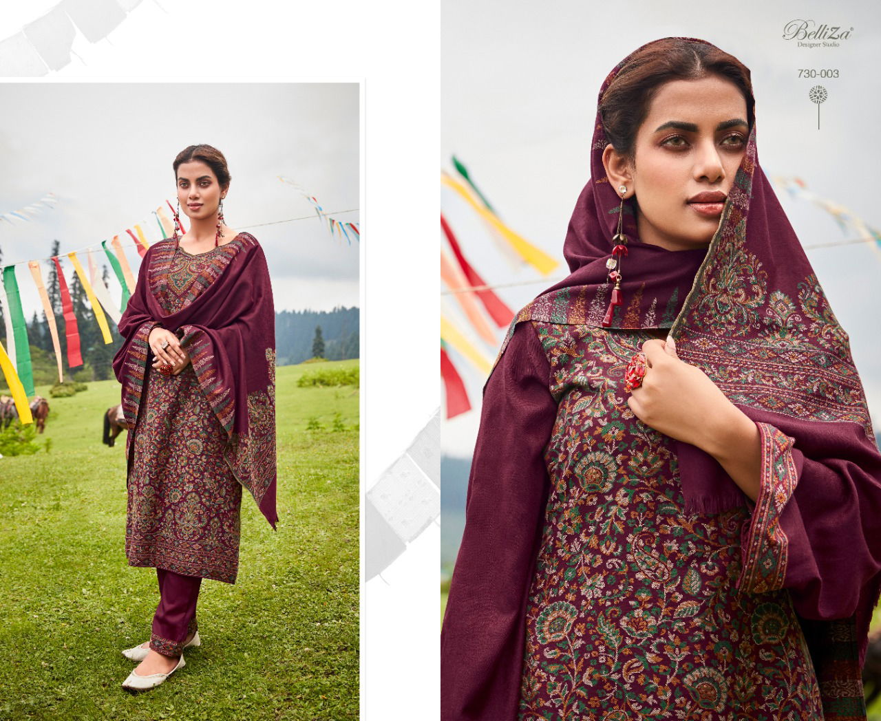 Belliza Nazma Exclusive Wear Pashmina Kaani Wholesale Dress Collection